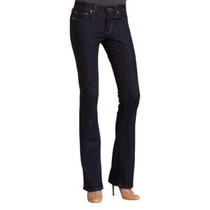 Red Engine Deep Indigo Blue Boot Cut Denim Jeans Style 115-12 Cut 100276